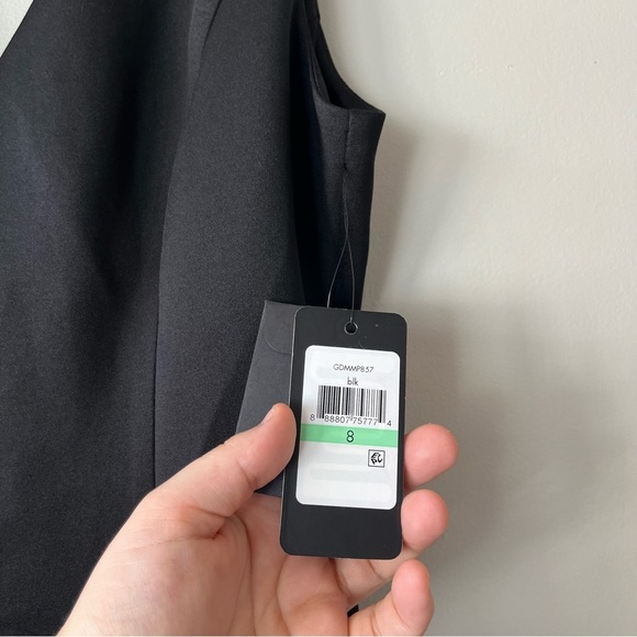 NWT Guess Black Sheath Tank Cocktail Dress 8 - Picture 8 of 9